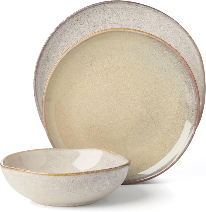 Oneida 897208 Organic Shades 12-Piece Dinnerware Set - Image 2