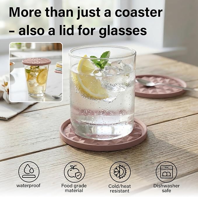 Silicone Drink Coasters Set of 8, Coaster - Image 5