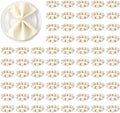 APTWOW 50Pcs Pearl Gold Napkin Rings by APTWOW