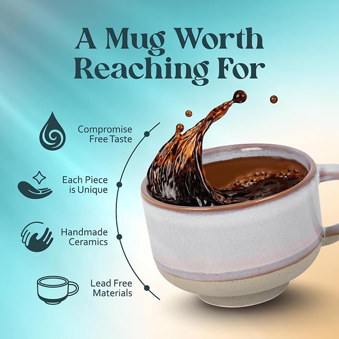 NOVA CERAMICS Ceramic Coffee Mug - Image 3