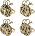 Pumpkin Napkin Rings Set of Four by Jolitee