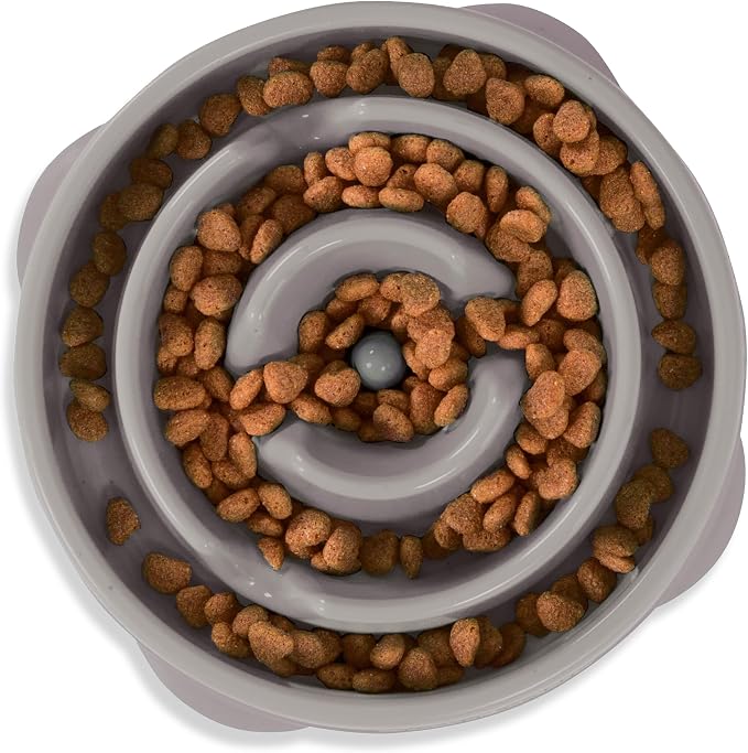 Outward Hound Fun Feeder Slo Bowl – Medium 2‑Cup Capacity, Slow Feeding by OutwardHound