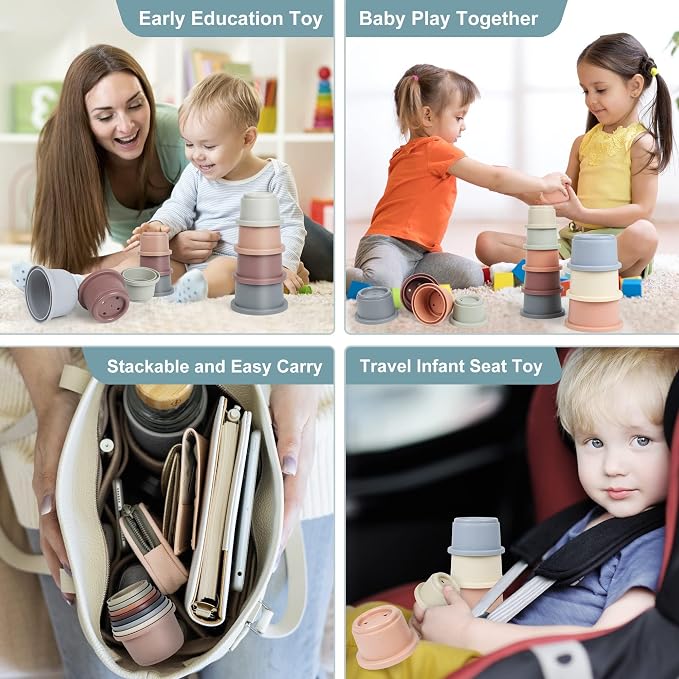 Baby Stacking Cup Toy - Image 5