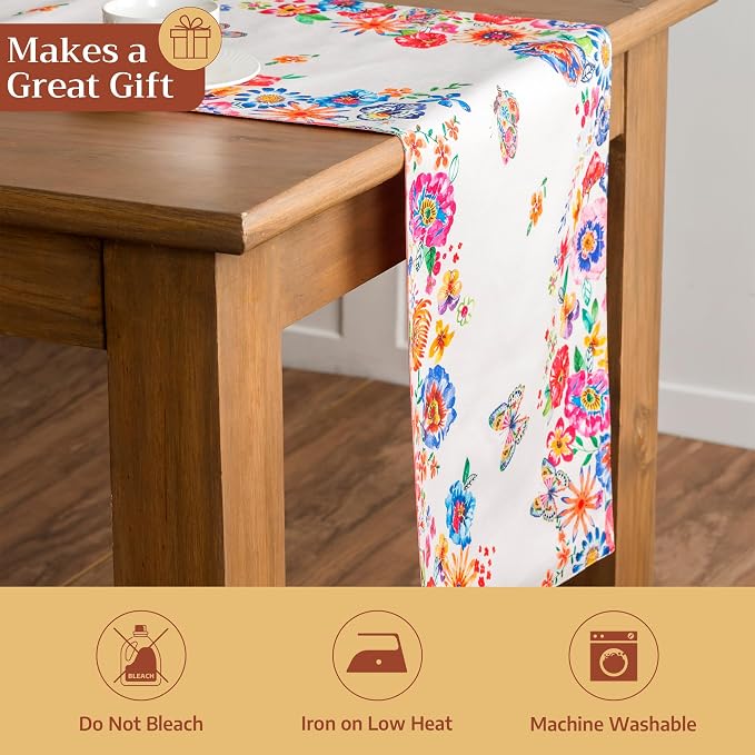 Maison d' Hermine Table Runner 100% Cotton 14.50" x 72" | Table Runners 72 - Image 5