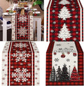 Gilprop 3 Pcs Christmas Table Runners Watercolor Table Runner, 13x72 Inch | by Gilprop