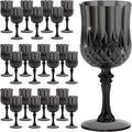 7OZ Plastic Wine Glasses, Reusable Vintage Goblets Unbreakable Drinking Glasses by Unknown