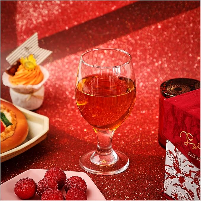 Patelai Set of 12 Water Goblet, 13.5 oz Clear Drinking Glasses Bulk Dishwasher - Image 6