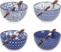 Selamica Ceramic Ramen Bowls Set, 15 OZ Noodle Bowls by Selamica