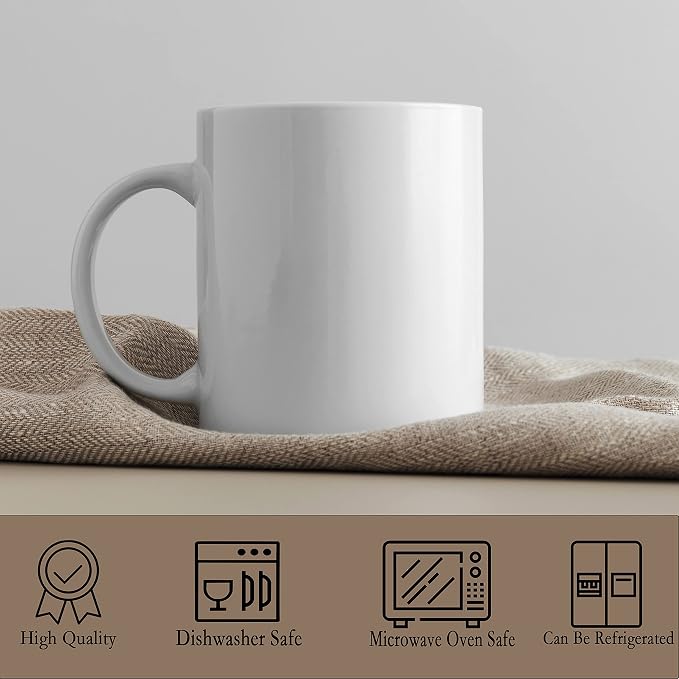 TANGLONG 11oz White Ceramic Sublimation Cups, Ceramic Cup, Sublimation Mugs - Image 4