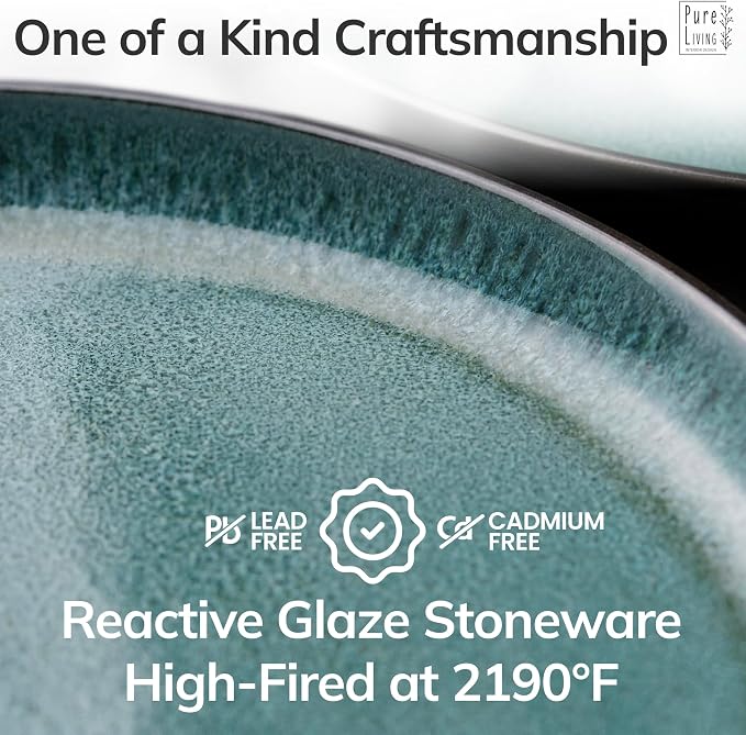 24 Piece Stoneware Dinnerware Set - Image 5