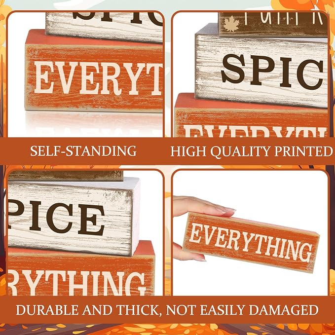 Moucuny 4 Pcs Thanksgiving Decorations - Image 4