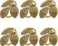 Gold Leaves Napkin Rings for Wedding Party and Daily Use, holiday table by Joyindecor
