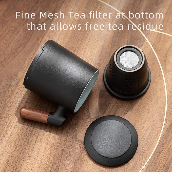 ZENS Tea Cup with Infuser and Lid - Image 4
