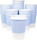 12 oz Disposable Travel Coffee Cups by Glowcoast