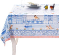 Maison d' Hermine Table Cloth Rectangle Table 100% Cotton 70 x 140 Inches Tablecloth Reusable Decorative for Dining Room Farmhouse Home Valentines Day Decorations Spring Summer - Amsterdam Canals