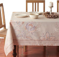 Maison d' Hermine Premium Table Cloth Rectangle Table 100% Combed Cotton 90 x 70 Inches Tablecloth Reusable Decorative for Dining Room, Farmhouse, Home, Party, Festive & Wedding - Society Florals