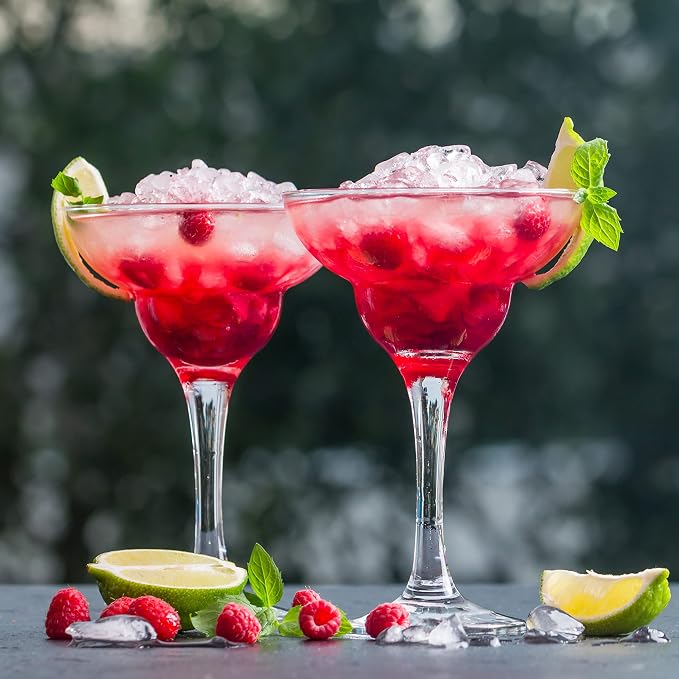 Bella Vino Set of 6 Margarita Glasses Martini Glasses, Tall Cosmopolitan - Image 2