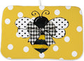 Yellow Bee Dish Drying Mat for Kitchen Counter 18x24 Inch Polka Dots Dish by Unknown