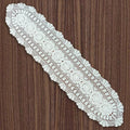 Phantomon Oval Lace Table Runner Doilies Floral Table Scarf Furniture Cloth by Phantomon