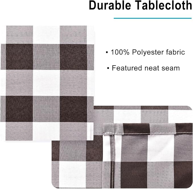 Checkered Tablecloth Square - Image 3