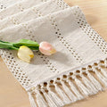 Boho Table Runner Summer Farmhouse Rustic Dining Dresser Scarf Home Decor | by Socomi