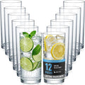 Zulay Kitchen Plastic Drinking Glasses – 16oz Acrylic Shatterproof Water Cups by ZulayKitchen