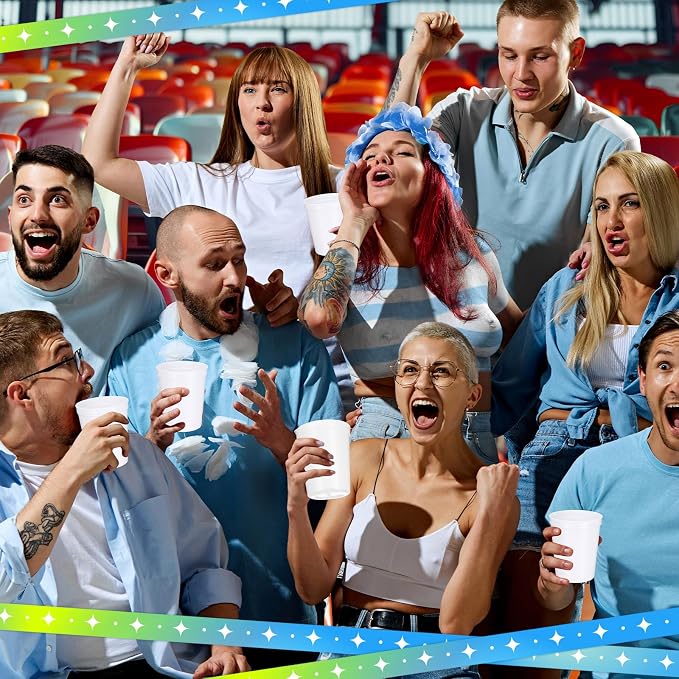 Yungyan 500 Pack 16 oz Stadium Cups Reusable Plastic Cups Blank Drink Stadium - Image 7