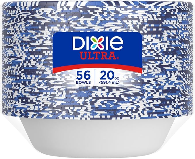Dixie Ultra, Large Paper Bowls, 20 Oz, Microwave Safe, Compostable, Disposable - Image 5