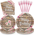 96 Pcs Wooden Birthday Party Decorations by Greencian