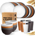 Teivio 32-Piece Plates and Bowls Sets by Teivio