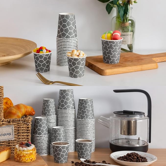 1200 Pack 3oz Disposable Paper Cups, Small Bathroom Cups | Mini Dixie Cups - Image 3