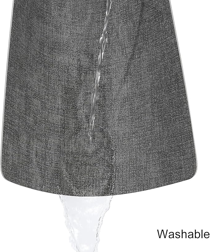 Table Runners 72 Inch Long, Dual-Sided Faux Leather Table Runner | Waterproof - Image 4
