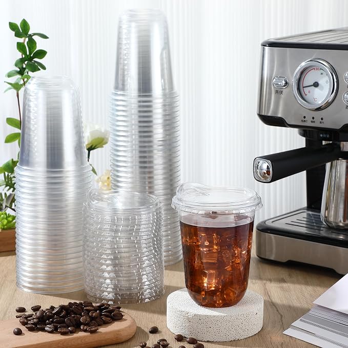 Baderke 1000 Pcs Clear Plastic Cups - Image 2