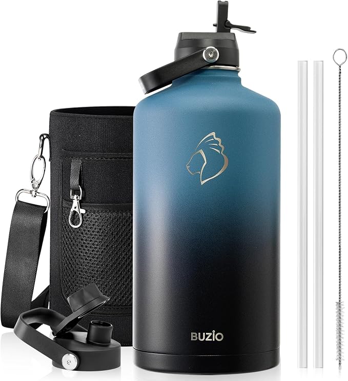 BUZIO 1 Gallon Water Bottle Insulated by BUZIO
