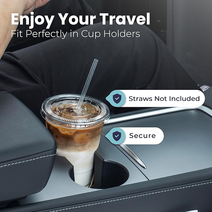 Fit Meal Prep 100 Pack 16 oz Clear Plastic Cups - Image 6