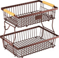 2 Tier Fruit Basket for Kitchen Counter by Unknown