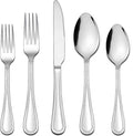 LIANYU Silverware Set for 4, 20-Piece Stainless Steel Flatware Set, Fancy by LIANYU