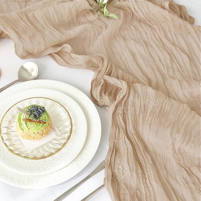 IVAPUPU Nude Table Runner 120 Inches - Image 3