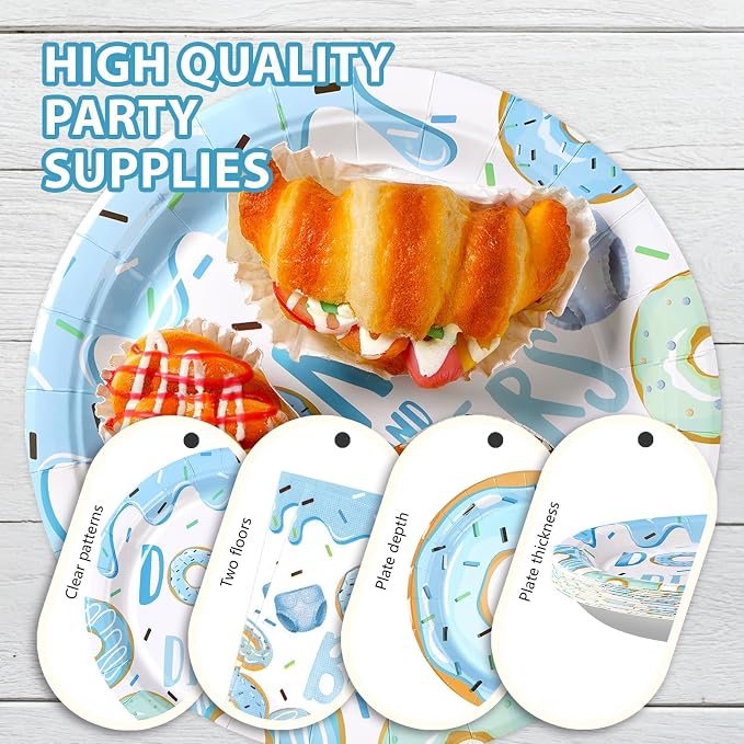 96Pcs Donut Baby Shower Decorations - Image 4