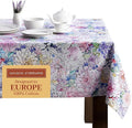 Maison d' Hermine Table Cloth Rectangle Table 100% Cotton 70 x 90 Inches Tablecloth Reusable Decorative for Dining Room Farmhouse Home Valentines Day Decorations Spring Summer - Floral Love