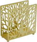 Napkin Holder for Table, Gold Metal Paper Napkin Holders Stand for Paper Mail Bills,Suitable for Home Restaurant Farmhouse Kitchen Cocktail Picnic Bar Party