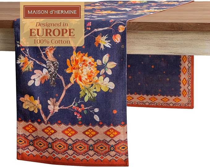 Maison d' Hermine Table Runner 100% Cotton 14.50" x 108" | Table Runners 108 by MaisondHermine