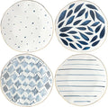 Lenox Blue Bay Porcelain Dessert Plates, gift by Lenox