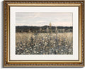 InSimSea Gold Picture Framed Wall Art, Living Room Bathroom Vintage Meadow with Flowers Pictures Wall Decor, Canvas Print Art, Home Farmhouse Decor, Antique Paintings with Frames 13x16inch