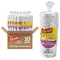 Glad for Kids Unicorn Paper Mini Snack Bowls, Lids Not Included by GladTrashFoodStorage