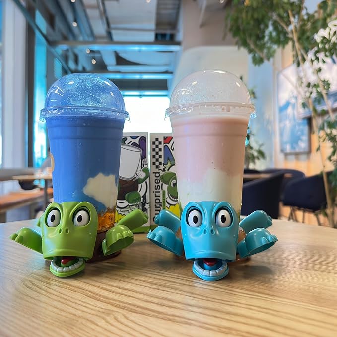 XYG® 2 PCs Turtle Coaster, 3D Printed Funny Tea Coasters with Funny Expression, Turtle Cup Holder, Insulated Drink Mat Wine Coffee Glasses Home Decor & Kitchen Accessories, Gag Gift for Tortoise Lover
