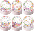 Gerrii 60 Pcs Butterfly Floral Party Plates 7 Inch Spring Butterfly Disposable by Gerrii