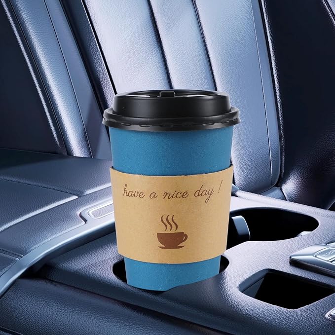 Clawsoff 100 Pack 16 oz Disposable Paper Coffee Cups - Image 6