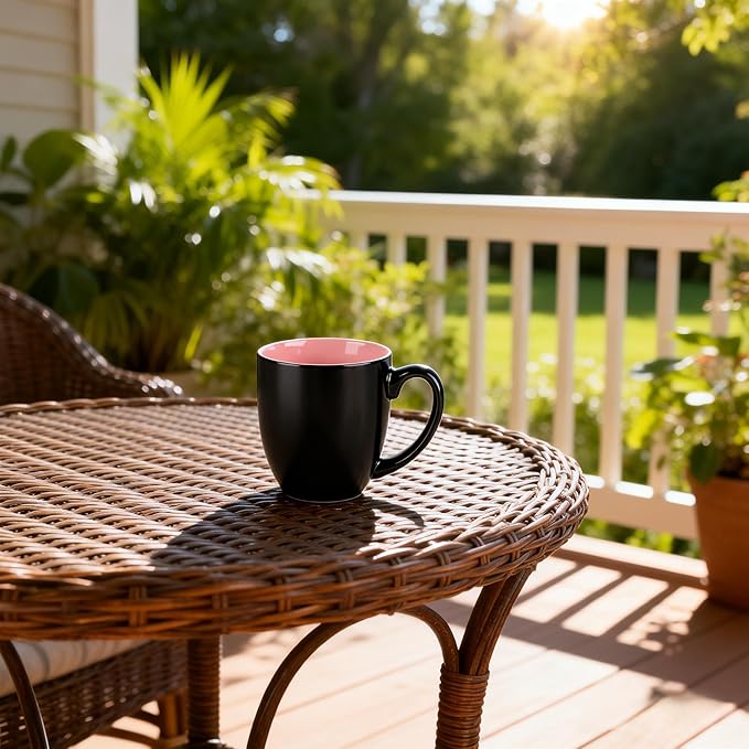 GBhome 16 oz Coffee Mugs Set of 6, Ceramic Coffee Cups- Multi-Color - Image 2