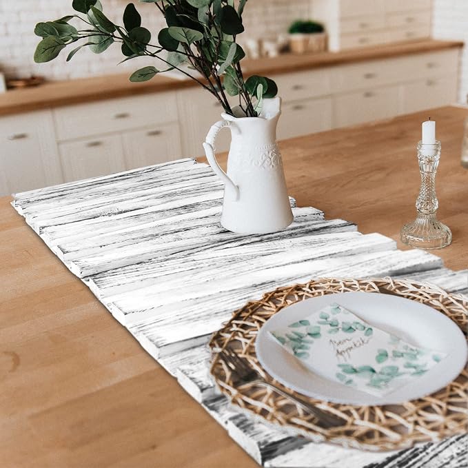 Wooden Table Runner, Natural Durable Wood Table Runner, 50 x 12 Inches - Image 6